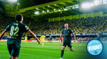 مانشستر سيتي يحسم مواجهة فياريال بثنائية ويعزز حظوظه في البطولة